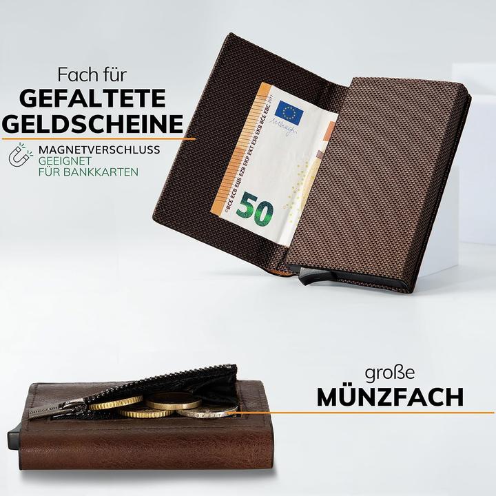 Actual product image Guggiari Kreditkartenetui mit Münzfach