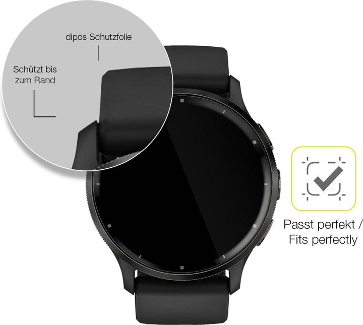 Immagine prodotto Dipos 3D Full-Cover Pellicola Protettiva (Garmin Venu 3)