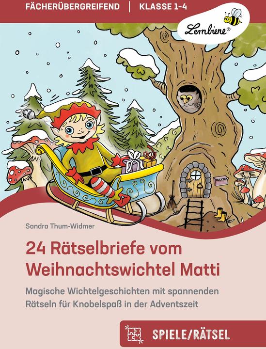Image du produit 24 Rtselbriefe vom Weihnachtswichtel Matti (Allemand, Sandra, Thum-Widmer, 2024)