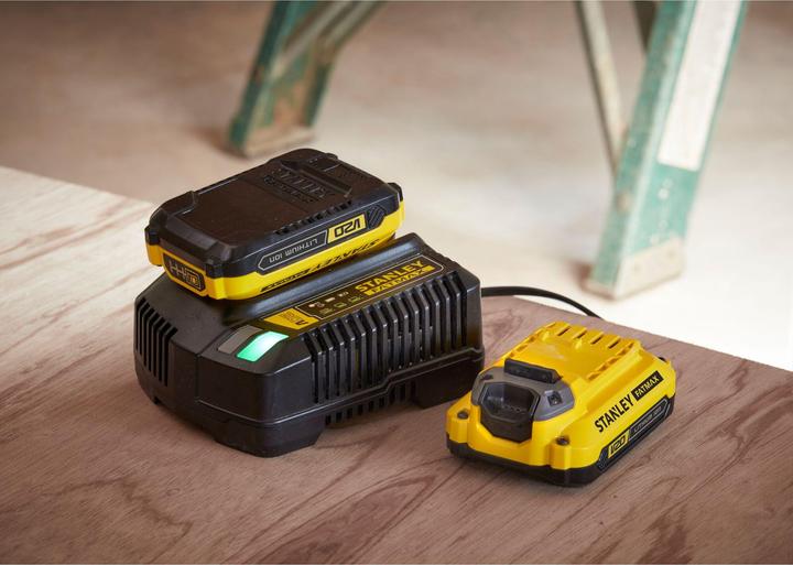 Produktbild Stanley 18 V / 1,5 Ah (V20) Akku-Bohrschrauber, 50 Nm, 2G, Koffer, 2 Akku