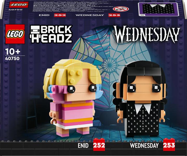 Produktbild LEGO BrickHeadz Wednesday Wednesday und Enid (40750, LEGO Brickheadz)