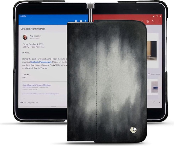 Produktbild Noreve Lederschutzhülle (Microsoft Surface Duo)