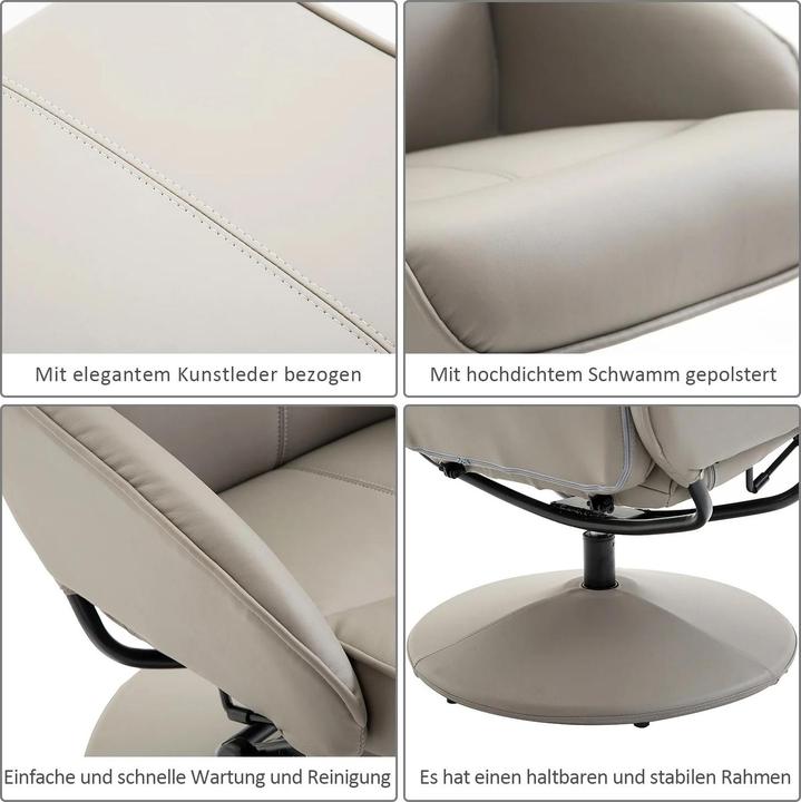 Produktbild Jamb Relaxsessel mit Fusshocker