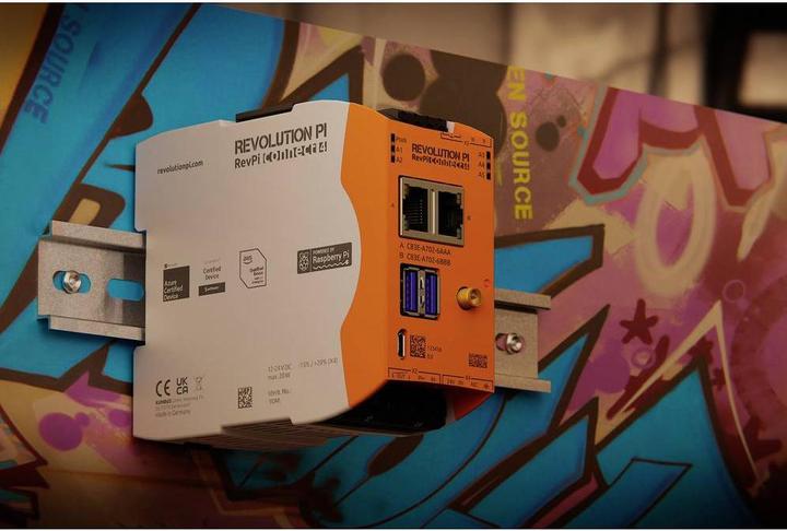 Actual product image Kunbus RevolutionPi Connect 4 PR100377 PLC expansion module