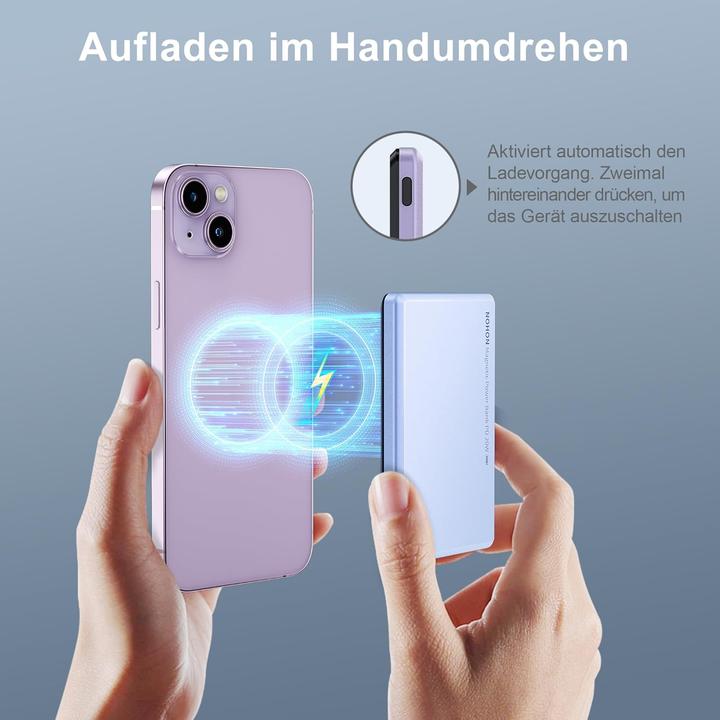 Immagine prodotto Nohon Magnetische MagSafe Powerbank (5000 mAh, 20 W)