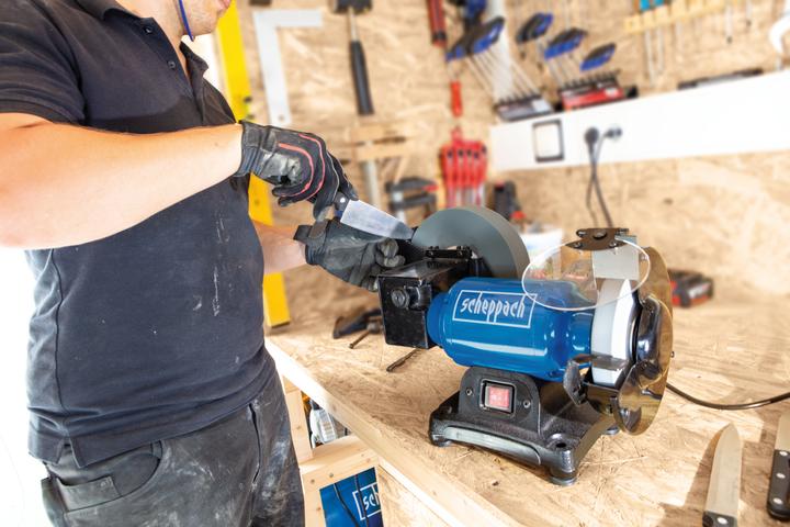 Actual product image Scheppach BG200W (Bench grinder, 250 W)