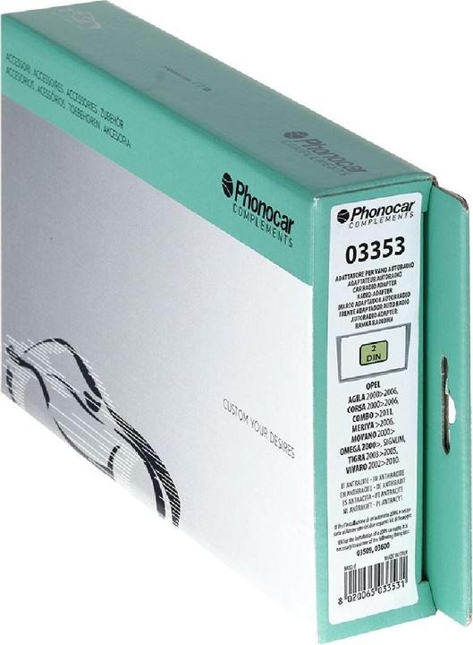 Actual product image Phonocar Radioblende anthrazit Opel