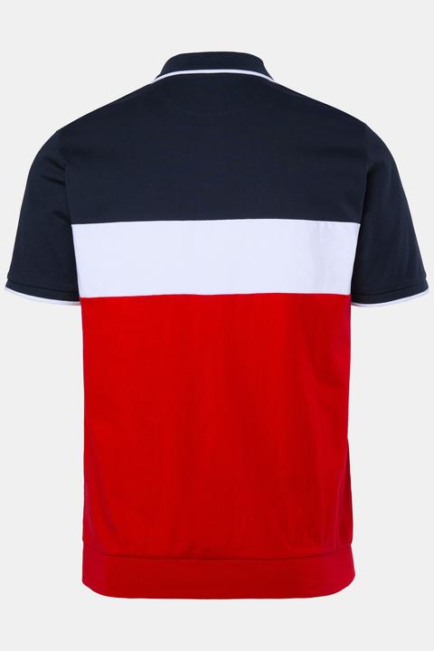 Produktbild Men+ Poloshirt, Bauchfit, Colorblocking, Halbarm (L)