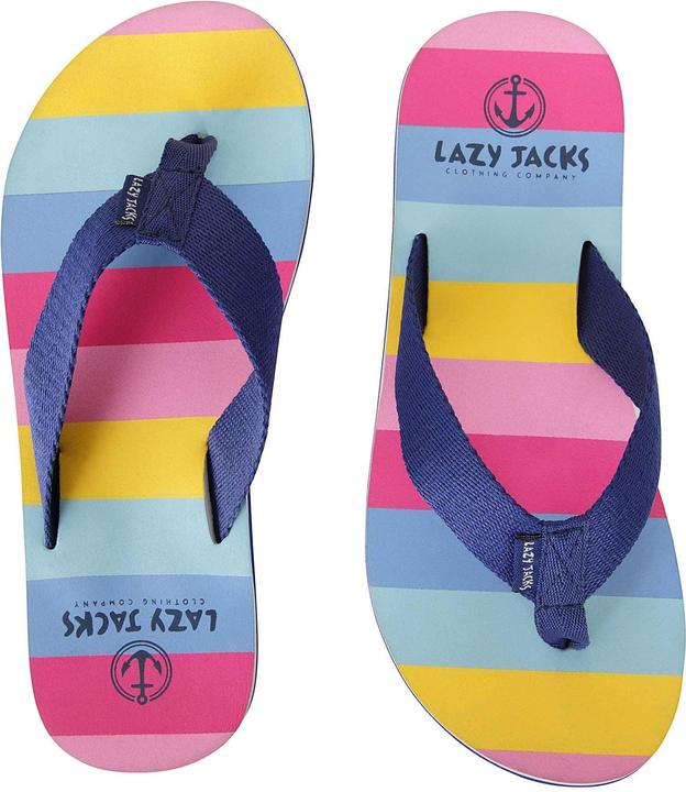 Produktbild Lazy Jacks Blockstreifen Flipflops Mädchen (34)