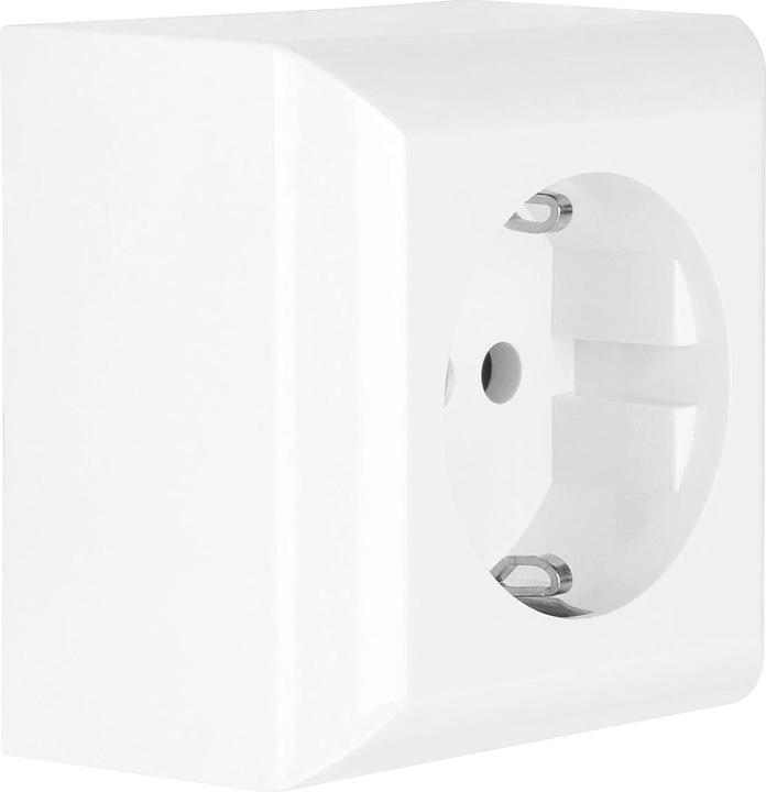 Actual product image REV 1-gang complete socket outlet white 0510052777
