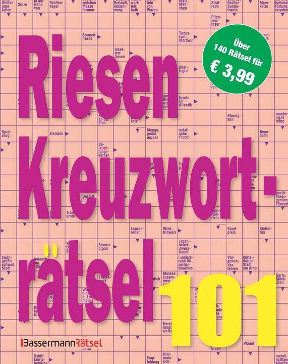Produktbild Riesen-Kreuzworträtsel 101 (Deutsch)