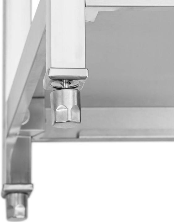 Image du produit Royal Catering Plonge inox - 2 éviers - inox - 180 x 70 x 97 cm -