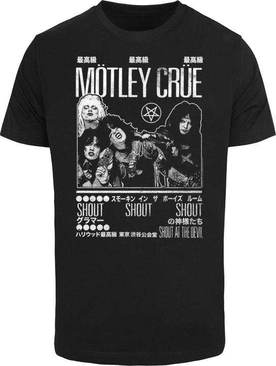 Merchcode Motley Crue - Tokyo Shout T-Shirt Round Neck - 118025 (L)