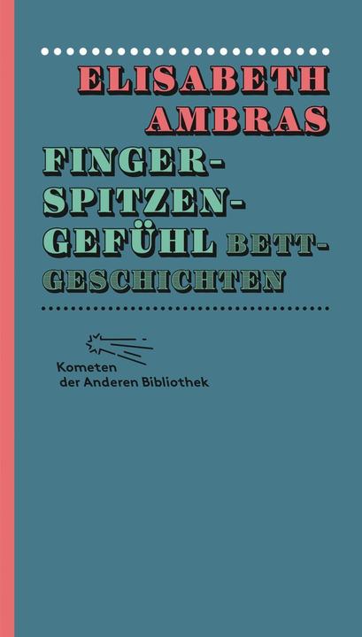 Produktbild Fingerspitzengefühl (Deutsch, Elisabeth Ambras, 2014)