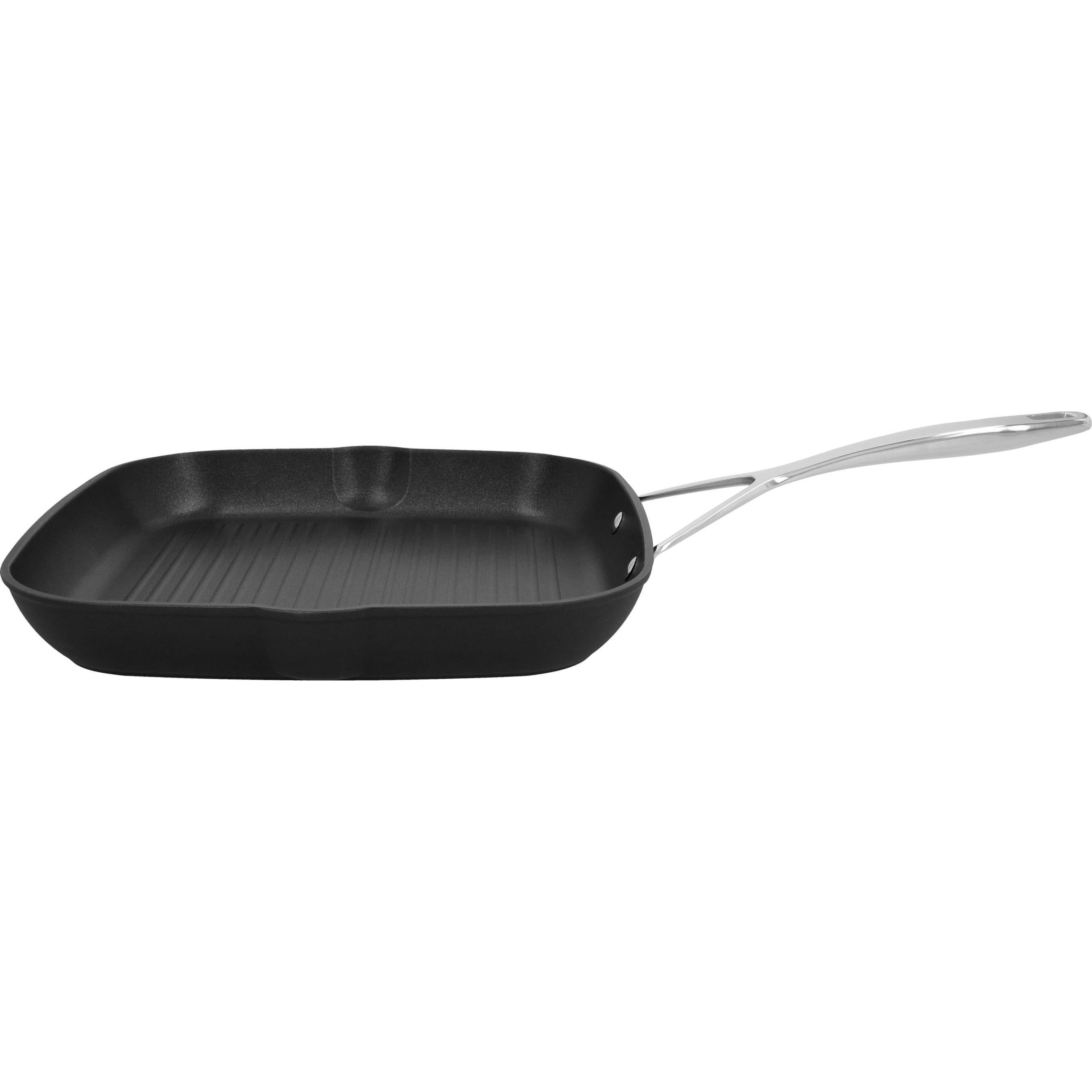 Demeyere Alu Pro Grillpfanne 28x28cm, Pfanne + Kochtopf, Schwarz