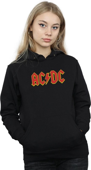 Image du produit AC/DC Sweat à capuche à logo rouge Femmes/Ladies (XS)