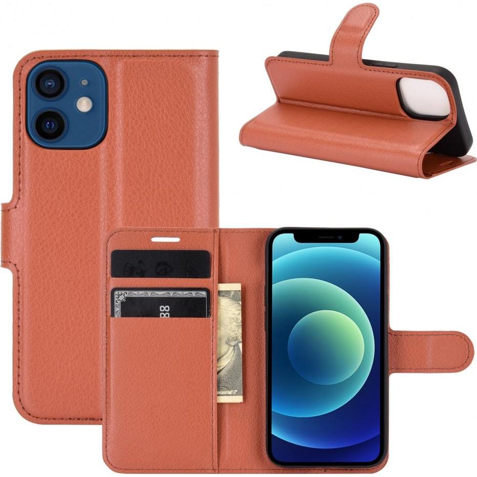 Screenguard Apple iPhone 12 Leather Guard Lederhülle (Apple iPhone 12), Smartphone Hülle, Braun