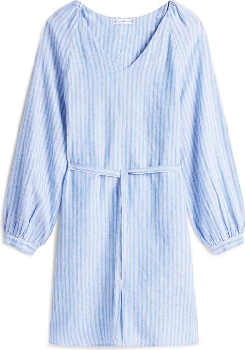 Image du produit Tommy Hilfiger Robe courte à col en V en lin (38)