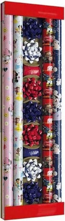 Actual product image Braun + Company Wrapping paper set Disney blue/pink (Wrapping paper, 1 x)