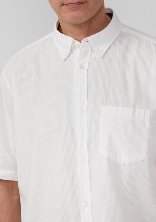 Actual product image S.Oliver Hemd Kurzarmhemd mit Waschung und gewebtem Tape (XXL)