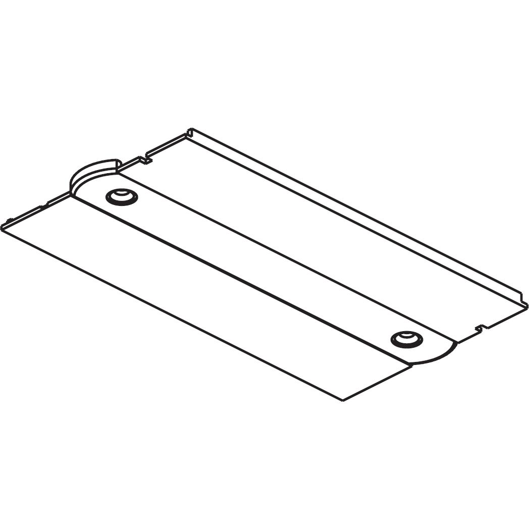 Licht 2000, Zubehör Beleuchtung, End u Mitteleinspeisabdeckung L110mm