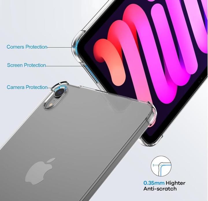 Image du produit Screenguard Apple iPad Mini 6 2021 Étui Crystal Soft Airbag Bumper (iPad mini 2021 (6e génération))