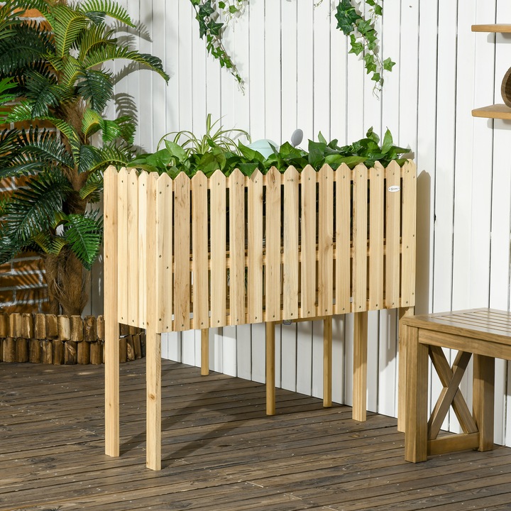 Immagine prodotto Outsunny Recinzione da giardino con supporto per piante