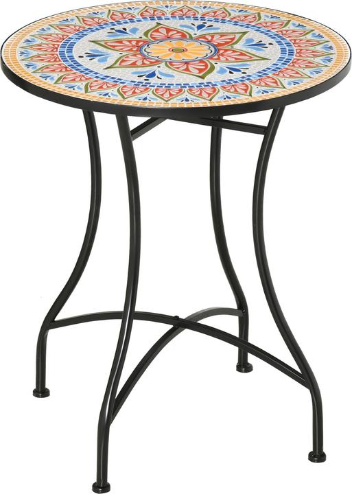 Produktbild Outsunny Gartentisch mit Mosaikplatte (60 cm)