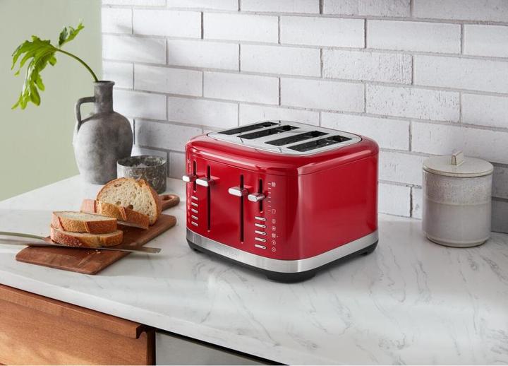 Produktbild KitchenAid 5KMT4109EER manueller 4-Scheiben Toaster Empire Rot