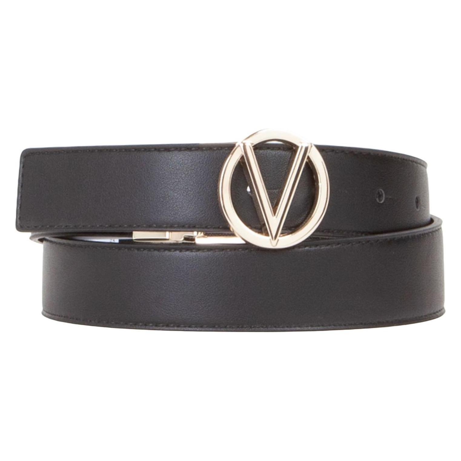 Valentino, Damen, Gürtel, Roof Pin Buckle Belt, Schwarz, (85)