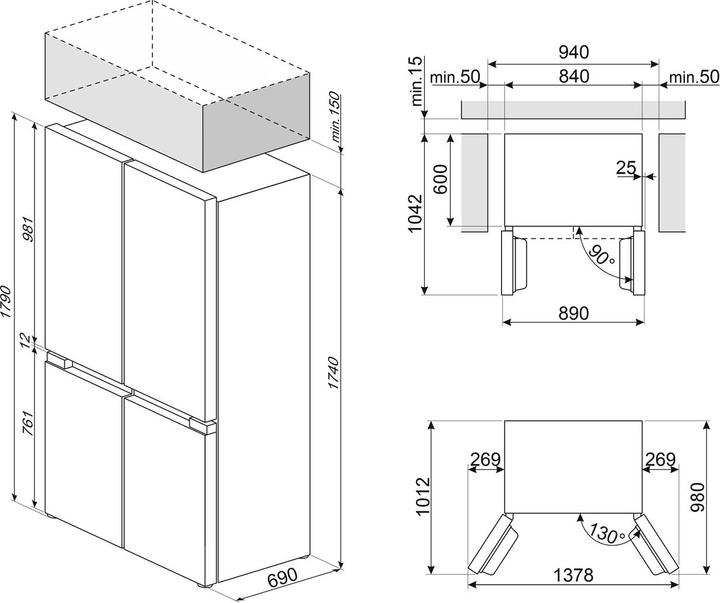 Produktbild Smeg FQI48XD (488 l)