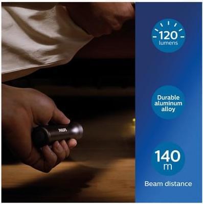 Actual product image Philips Flashlight 120Lm IPX4 (120 lm)
