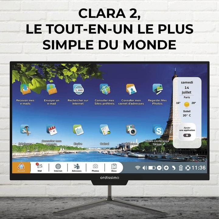 Produktbild Ordissimo Clara 2 (256 GB, 6 GB, Intel Celeron N5030, UHD Graphics 605)