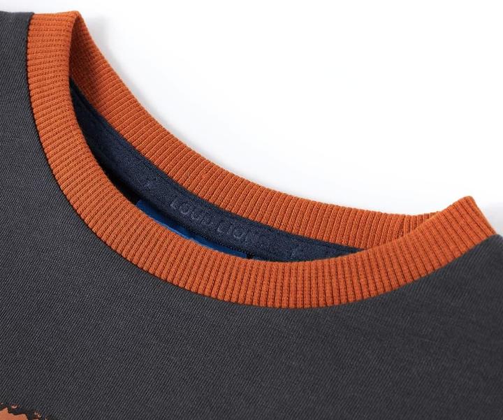 Immagine prodotto vidaXL Camicia a maniche lunghe per bambini Antracite 92,Materiale: 100 (92)