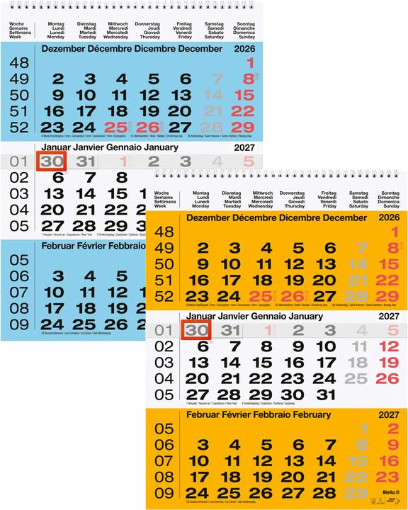 Actual product image Biella 3-Monats-Kalender (Special)