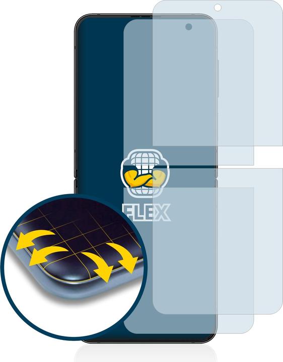 Produktbild BROTECT Full-Cover Displayschutz (2 Stück, Samsung Galaxy Z Flip4)