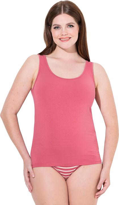 Produktbild Ulla Popken Tanktops, 2er-Pack, Rundhals, ärmellos (42, 44)
