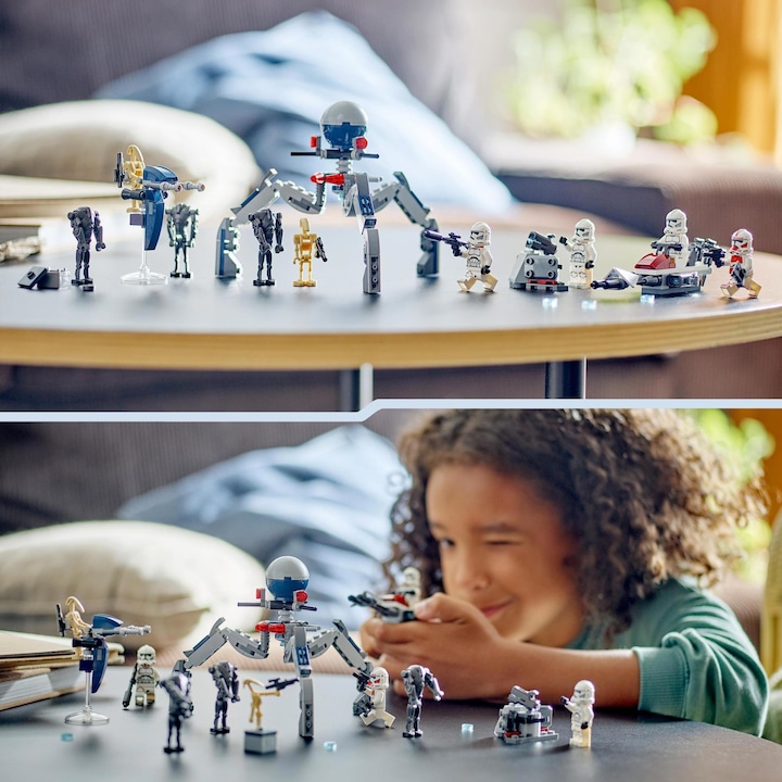 Image du produit LEGO 75372 Clone Trooper™ & Battle Droid™ Battle Pack (75372, LEGO Star Wars)