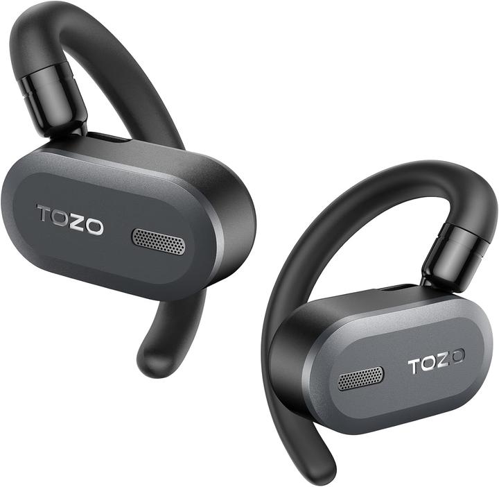 Immagine prodotto Tozo Open Buds True Wireless Stereo (TWS) USB Typ-C Bluetooth In-Ear Headset Schwarz (42 h)