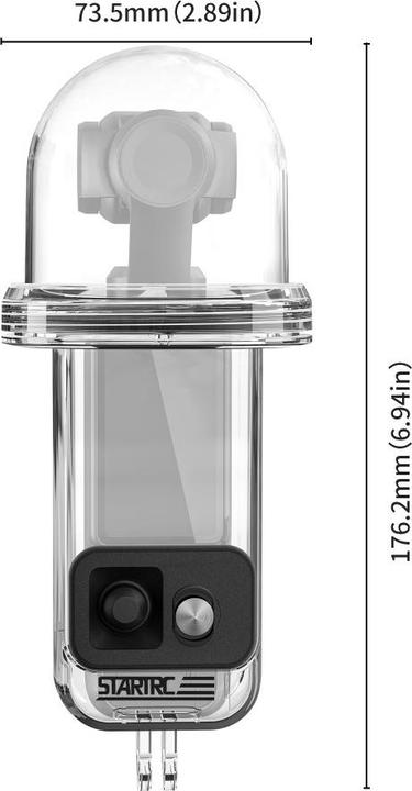 Image du produit Startrc DJI Osmo Pocket 3 Caisson de plongée étanche 45m (Osmo Pocket 3)
