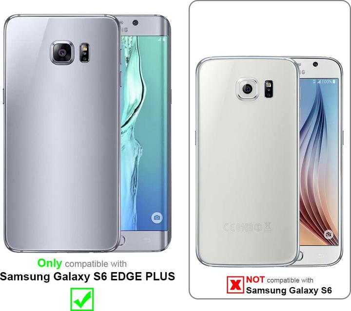 Productafbeelding Cadorabo Hoesje voor Samsung Galaxy S6 EDGE PLUS met riemclip (Samsung Galaxy S6 Edge)