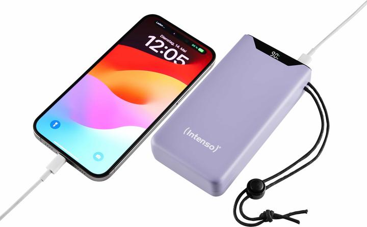 Produktbild Intenso Powerbank F20000 20000 mAh Purple (20000 mAh, 20 W, 74 Wh)