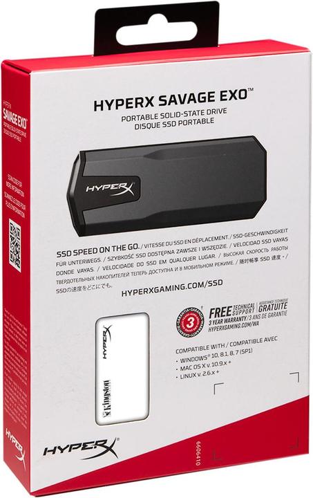 Image du produit Kingston HyperX Savage Exo (0.96 To)