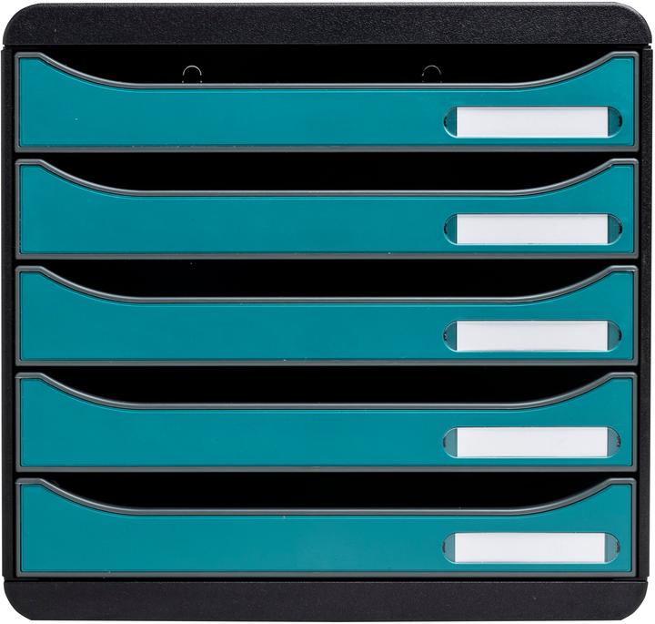 Pazifikblau, Schwarz