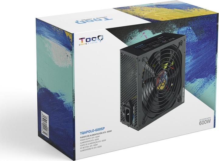Produktbild Tooq Technology Alimentation ATX TooQ Apolo - 600W (Noir) (600 W)