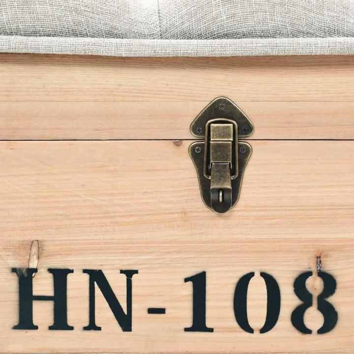 Image du produit vidaXL Sitzbank mit Stauraum (110 cm)