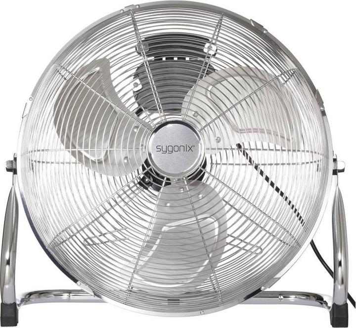 Produktbild Sygonix Bodenventilator 70 W (Ø x H) 505 mm x 480 mm Chrome