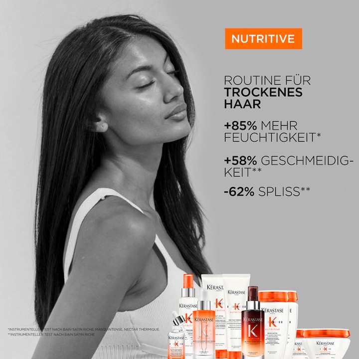 Produktbild Kérastase Kerastase Nutritive Bain Satin (250 ml, Flüssiges Shampoo)