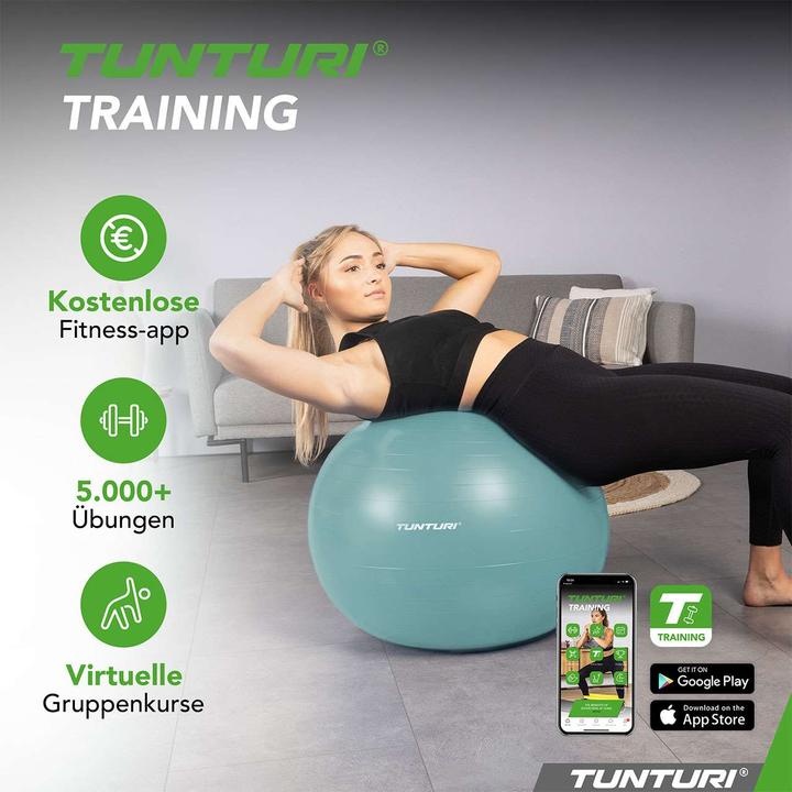 Image du produit Tunturi Ballon de Fitness Anti-Éclatement (65 cm)