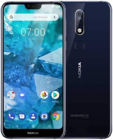 Produktbild Nokia 7.1 (32 GB, Blue, 5.80", Hybrid Dual SIM, 4G)